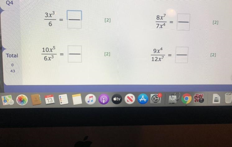 Need help ASAP please! Simplify these.-example-1