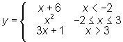 A function is defined as follows: seee attachment For which x-values is f(x) = 4? Select-example-1