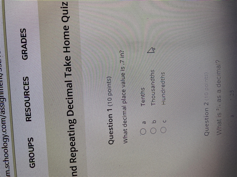 Help?? What decimal place value is .7 in-example-1