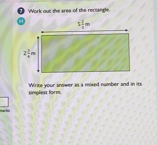 Write your answer as s mixed number in its simplest form( see image)​-example-1