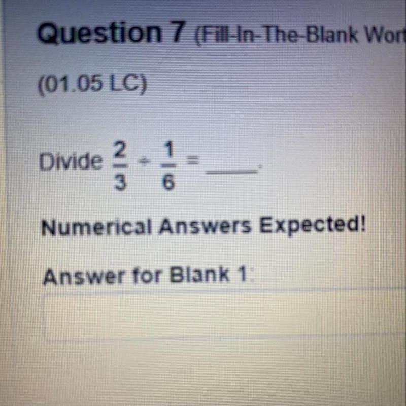 Divide 2/3 divided by 1/6-example-1