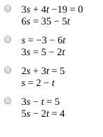 Identify the system of equations that is satisfied by the given ordered pair.(5, 1) or-example-1