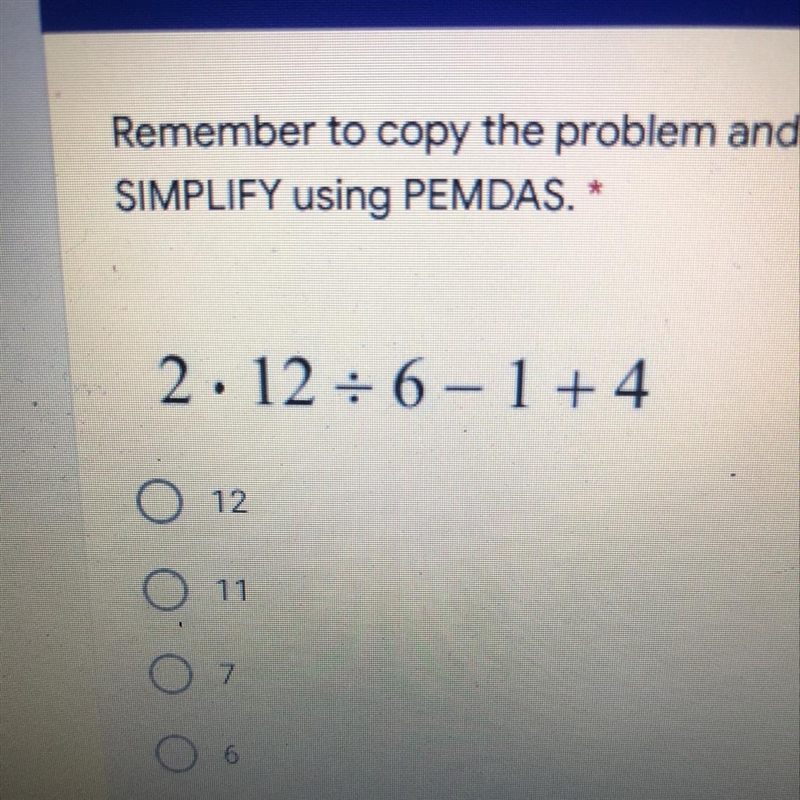 Please answer !!!! simplify using pemdas.-example-1