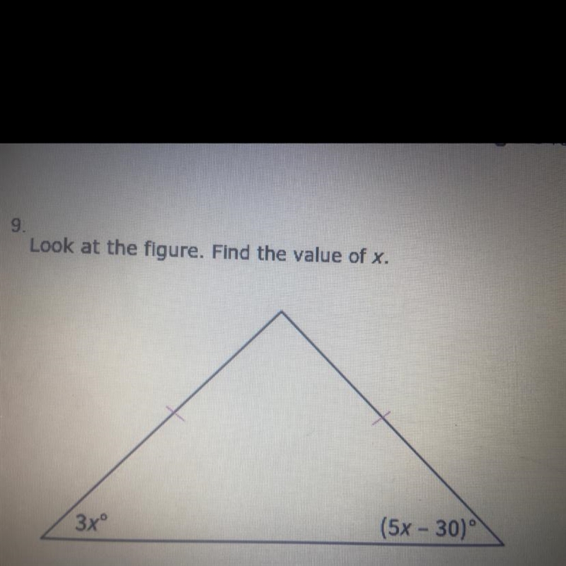 Look at the figure. Find the value of x?-example-1