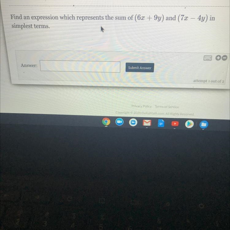 Adding and subtracting binomials please help (14 points)-example-1