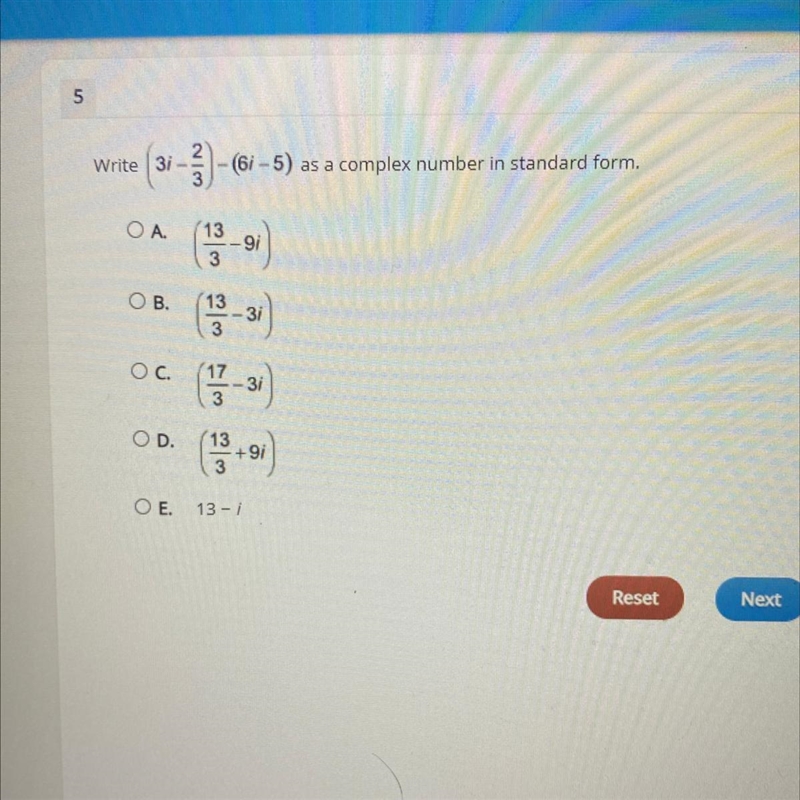 Alg 2 complex numbers in standard form! please help me :(-example-1