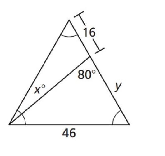 Find the values of x and y.-example-1