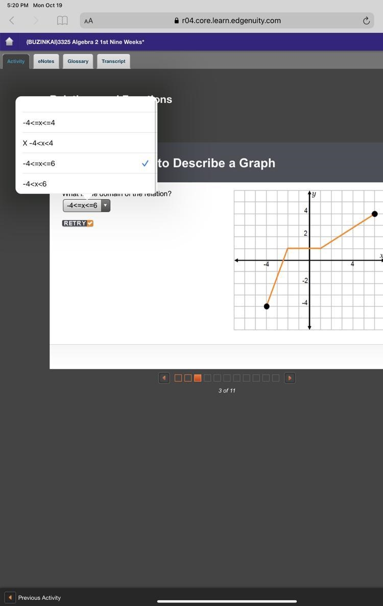 What is the domain of the relation?-example-1