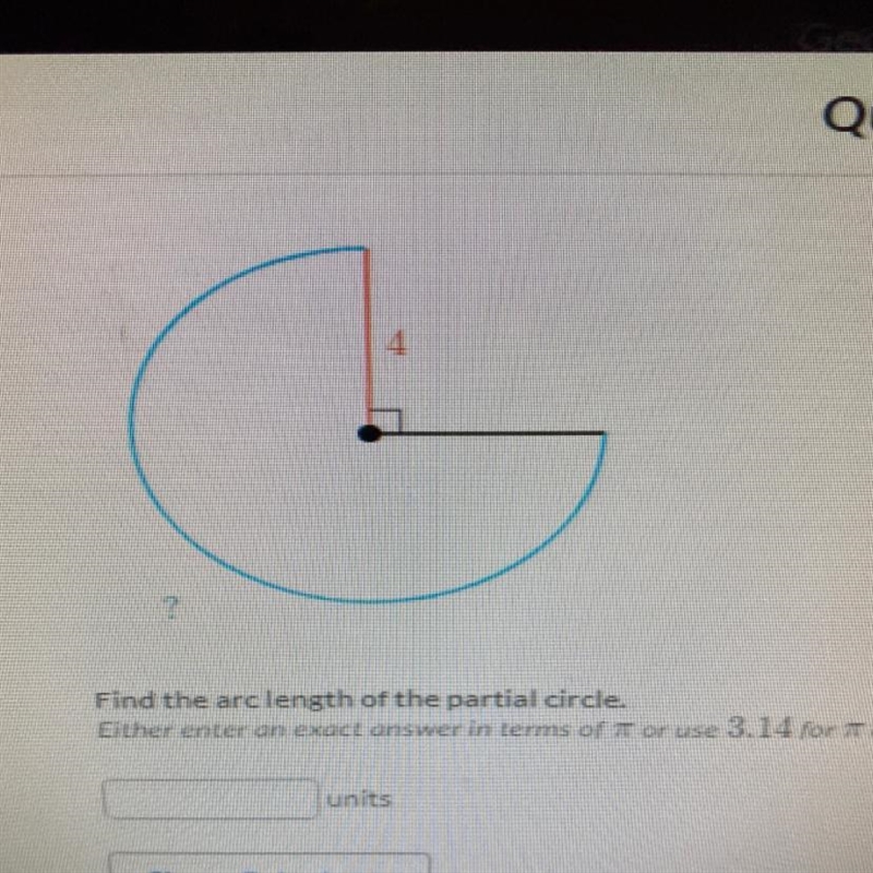 Find the arc length of the particle circle-example-1