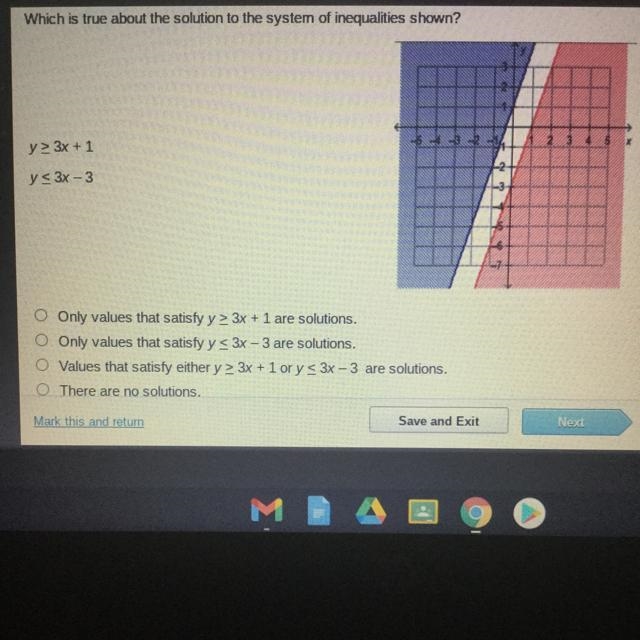 Please help 15 points Look at the picture Which is true about the solution to the-example-1