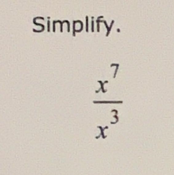 Simplify. Please Someone answer ASAP!! 7 х 3 х-example-1