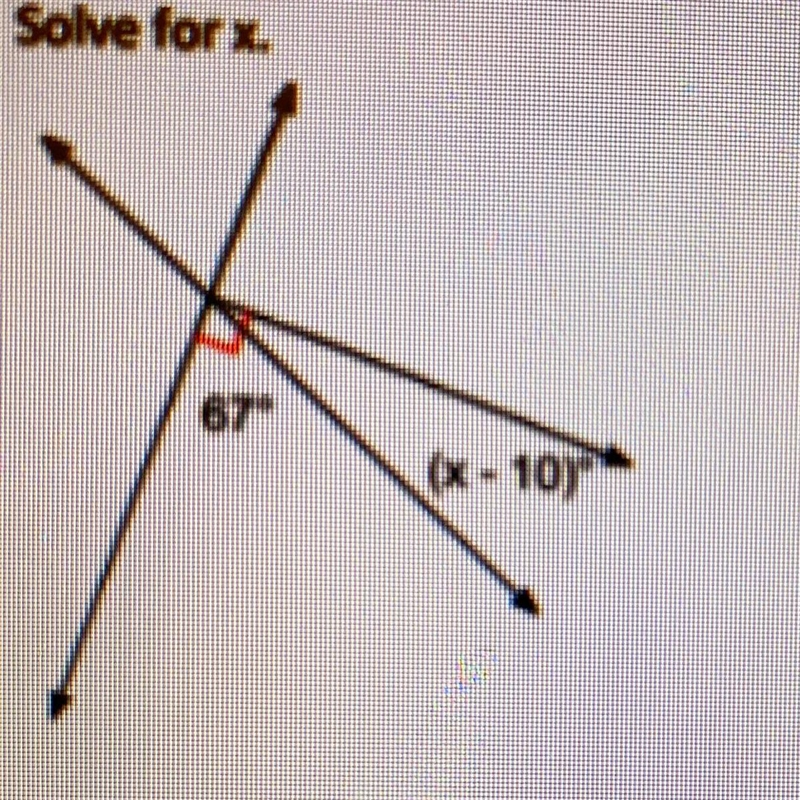 Solve for x in this equation.-example-1