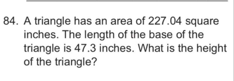 What is the height of the triangle-example-1