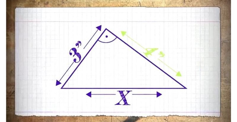 What’s the x on this triangle ?-example-1