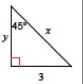 Find the missing side lengths. Answers are in simplest radical form with the denominator-example-1