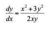 Solve the given differential equation by an appropriate substitution.-example-1