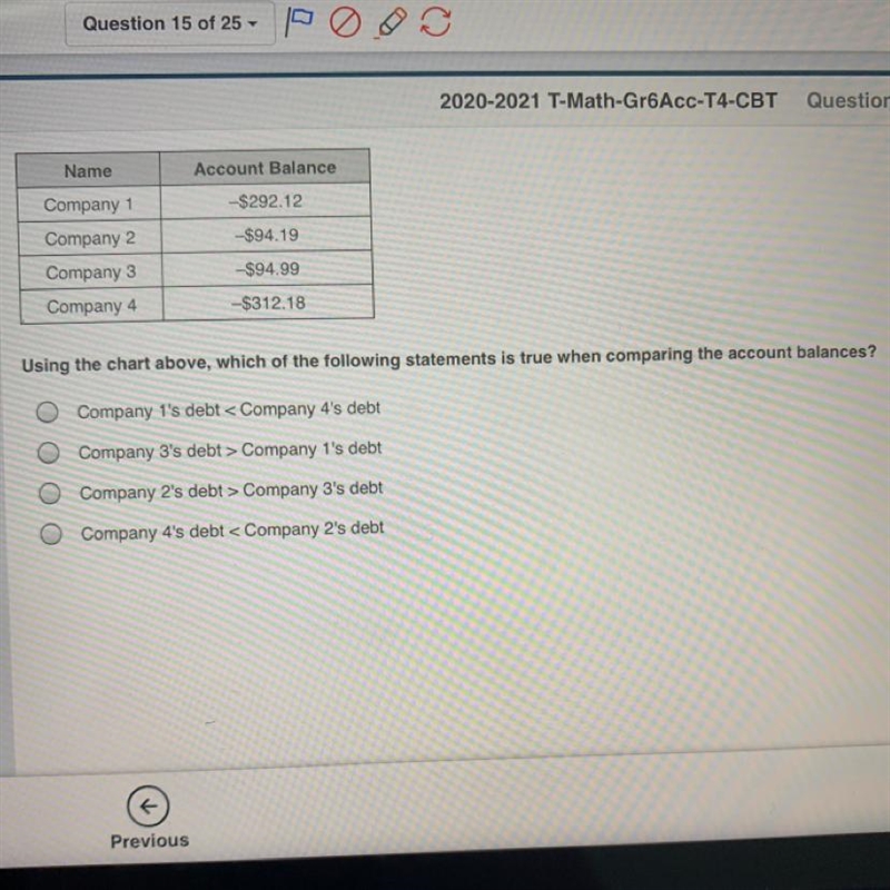 Using the chart above, which of the following statements is true when comparing the-example-1