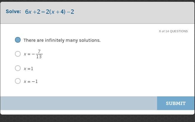 6x +2 =2(x+4)-2 helpp meee-example-1