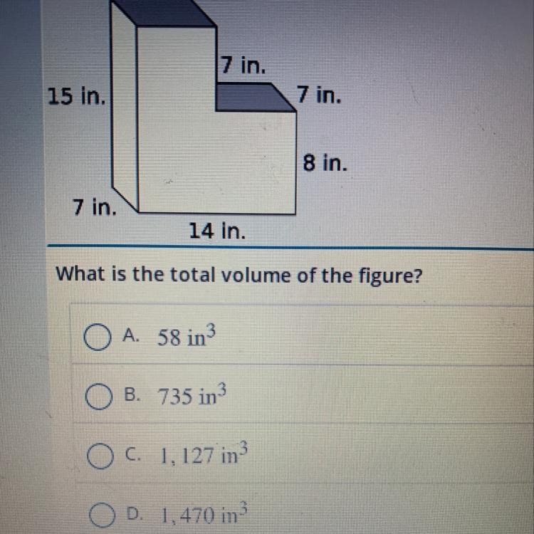 What is the total volume of the figure? Pls help p-example-1