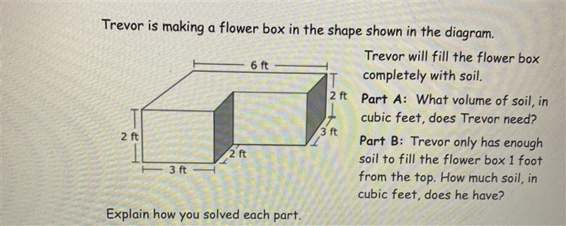 What Volume of Soil, in cubic feet , does Trevor need? Trevor only has enough soul-example-1