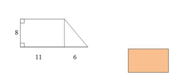 What is the area of the shape shown? All units are in feet.-example-1