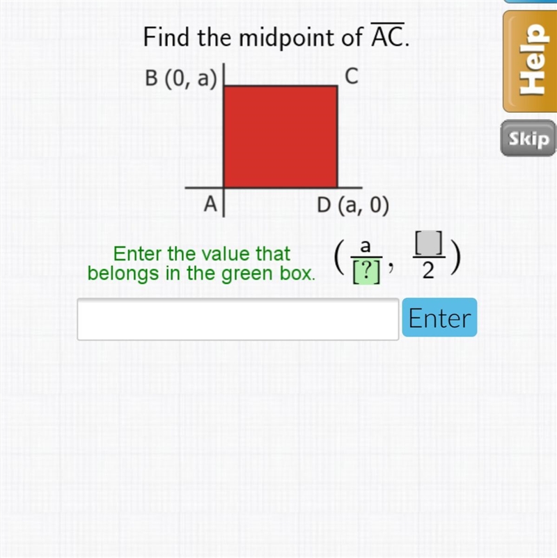 Find the midpoint of AC-example-1