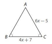 What is the length of of BC? with work pls help-example-1