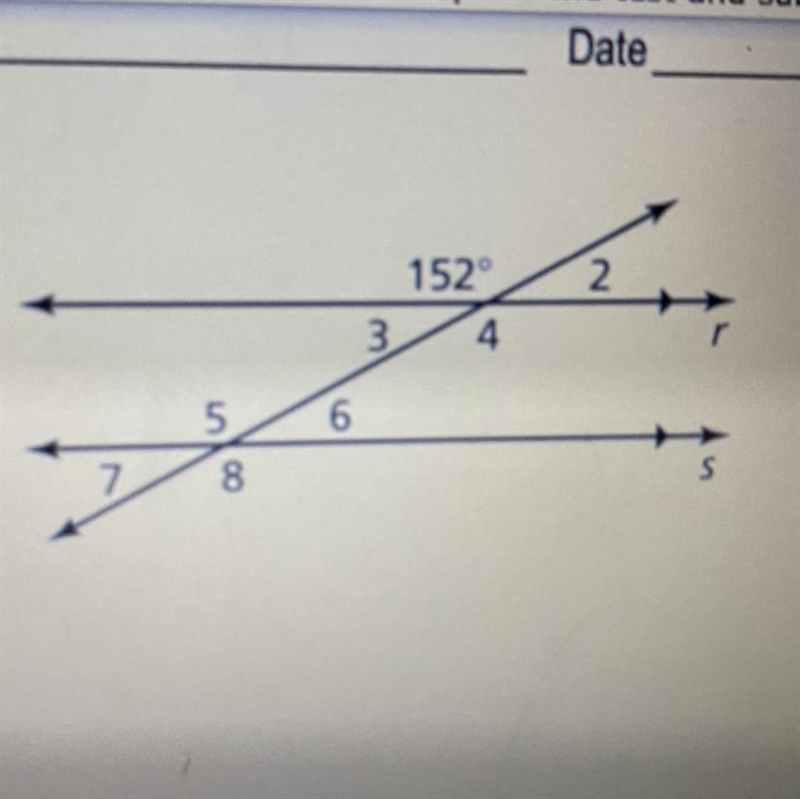 Use the figure to find the measure of the angle.Explain your reasoning.-example-1