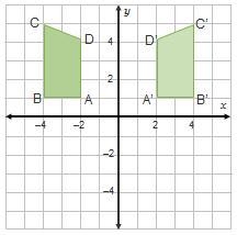 On a coordinate plane, 2 quadrilaterals are shown. The first figure has points A (negative-example-1