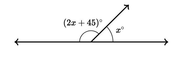 Solve for x in the diagram below-example-1