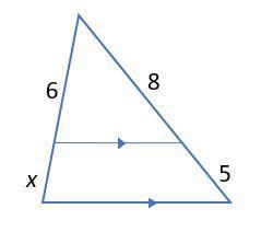 Find x. A. 3 B. 2 C. 4.25 D. 3.75 E. 4-example-1