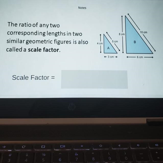 Find the scale factor-example-1