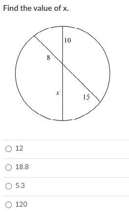 PLEASE HELP IM BEGGING YOU!! FIND THE VALUE OF X-example-1