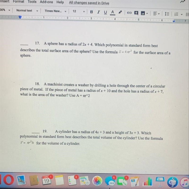 I need help on number 17 please and number 18-example-1