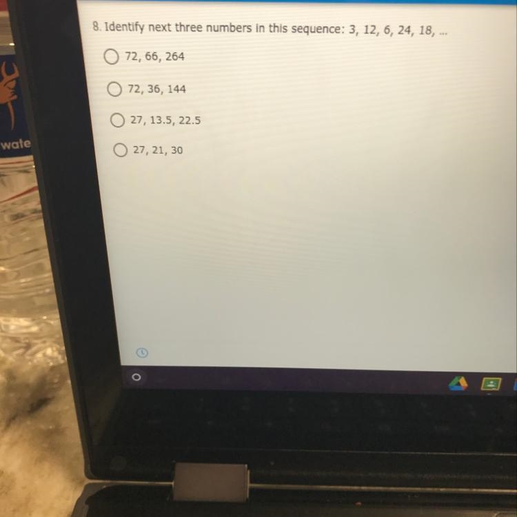 Identify the next three numbers in this sequence-example-1