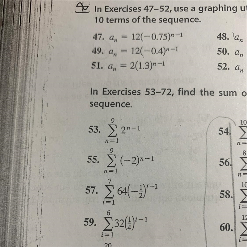 15 POINTS Please do #53 and show work-example-1