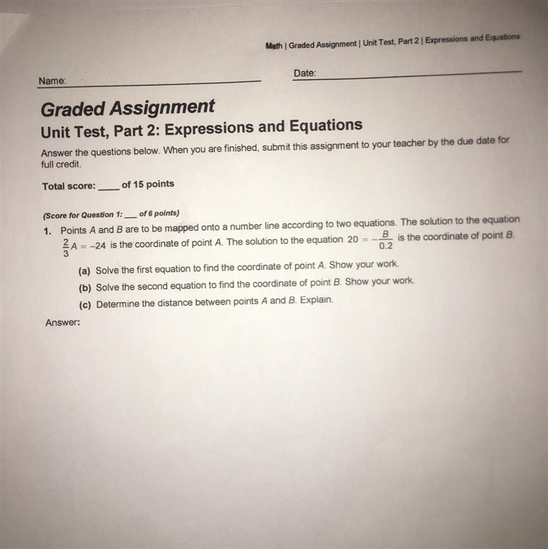 Can someone please help my teacher and I solve part 1? Explain by steps and give the-example-1