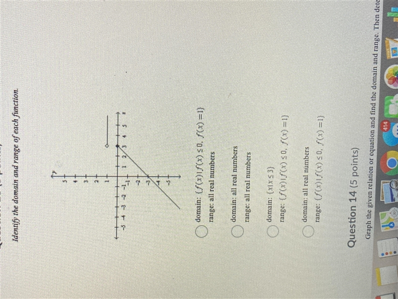 Identify the domain and range-example-1