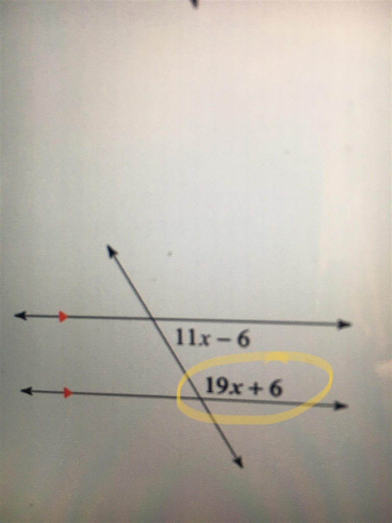 Please help!!!- Find the measure of the angle in bold. Need help to figure out to-example-1