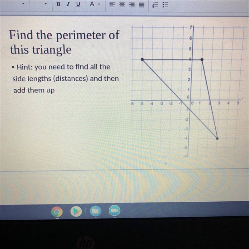 Find the perimeter of this triangle ????-example-1