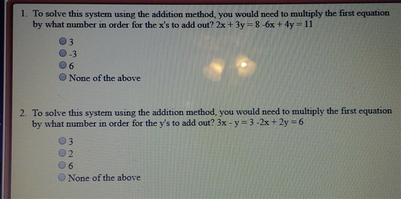 90 POINTS PLEASE HELP Addition Methods multiple choice 5 questions please solve all-example-1