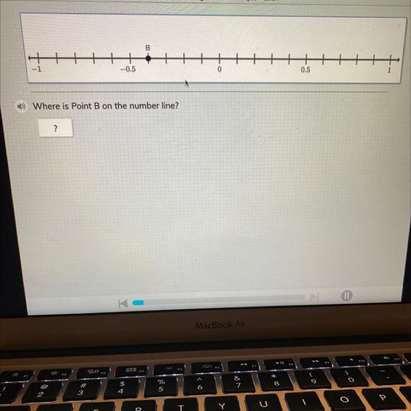 What is point B on the number line?!?-example-1