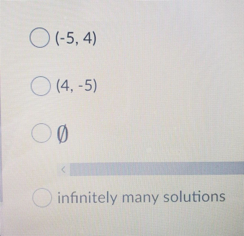 if the result, when solving a system by either elimination or substitution, is -5 = -5, the-example-1