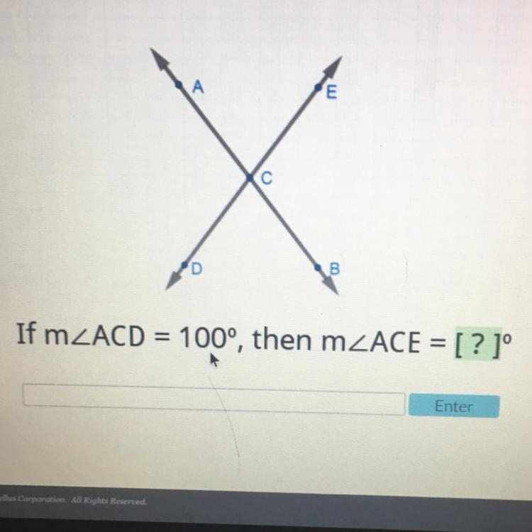 If mACD = 100°, then mACE = [?]-example-1