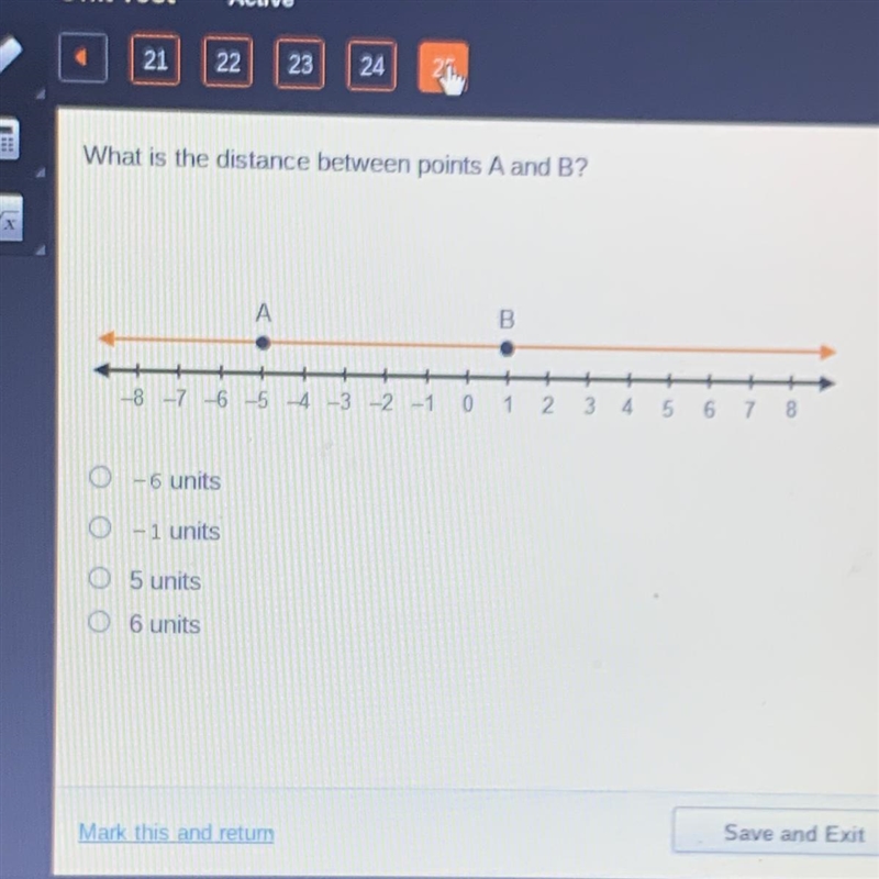 What is the distance between points A and B?-example-1