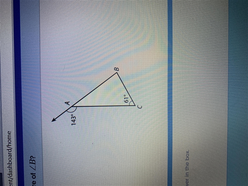 What is the measure of B-example-1