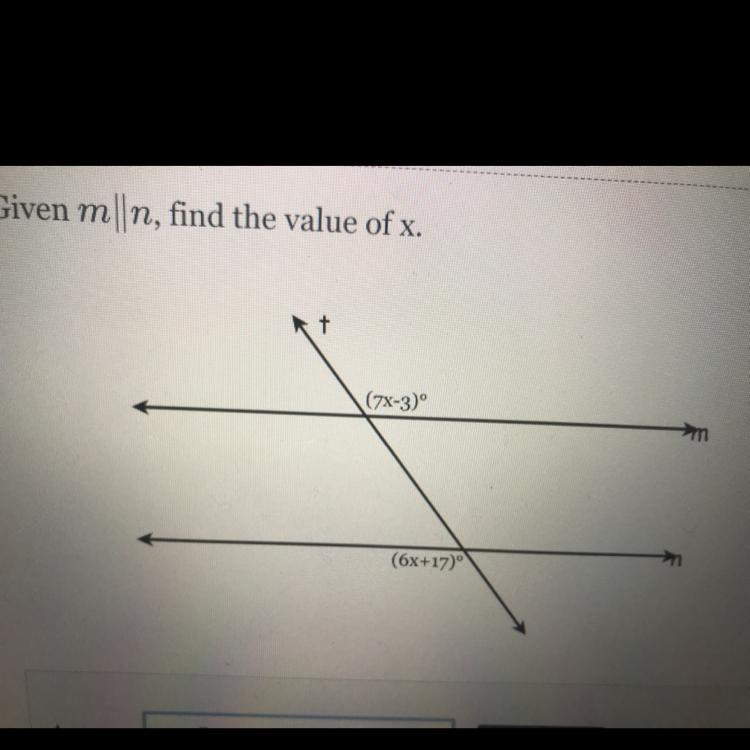 Can some one help me find x?-example-1