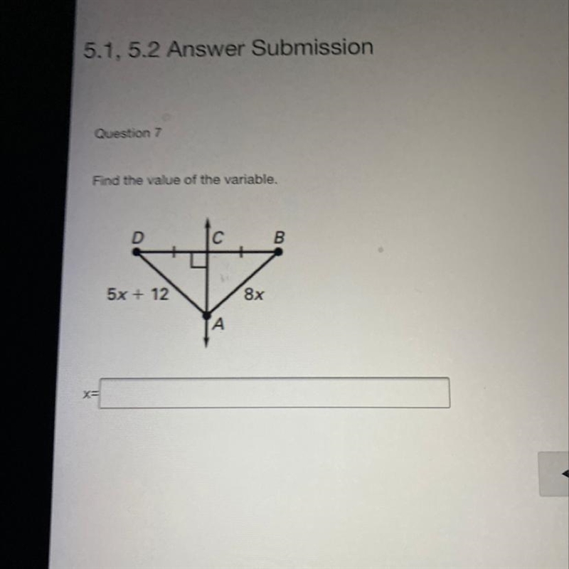 Find the value of the variable.-example-1