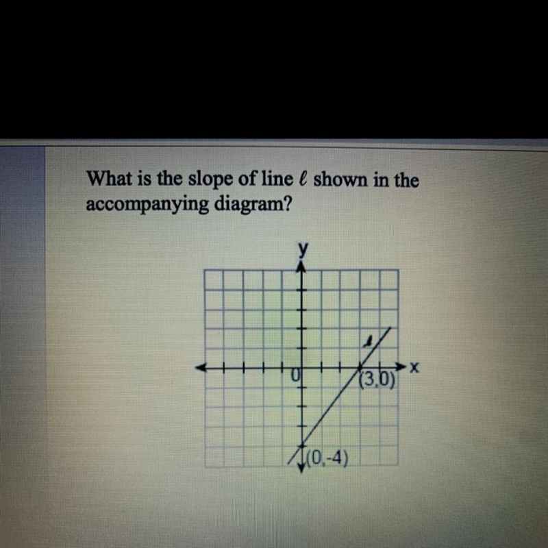 Help please it’s due soon the options are 4/3 3/4 -3/4 -4/3-example-1