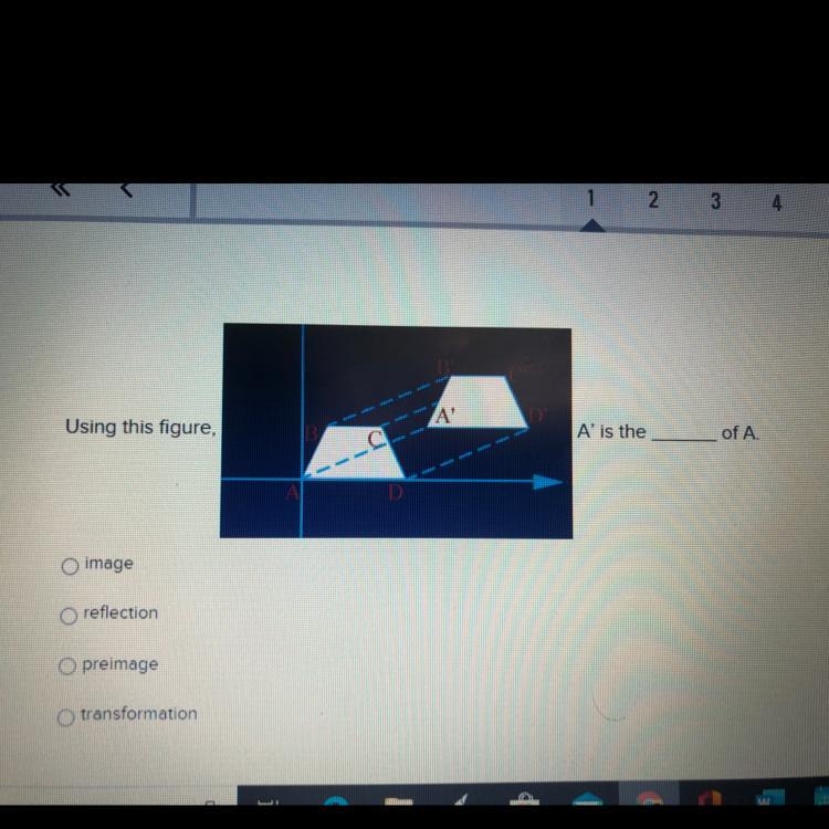 Using this figure, A' is the ____ of A-example-1